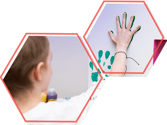 Clinical Trials - Girl Painting with Hand